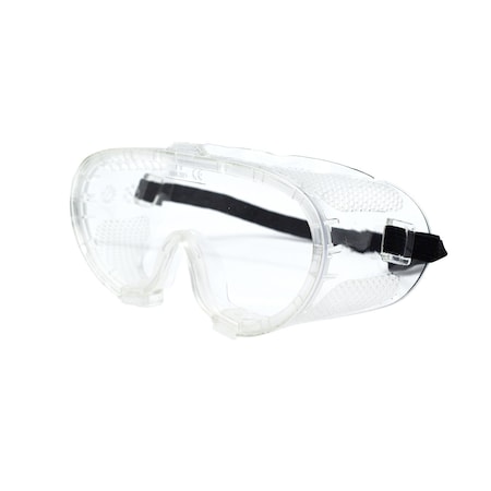 Safety Goggles, Clear Lens, Anti-Fog & Anti-Scratch, Perforated Ventilation, PVC Frame MPN:GD10T