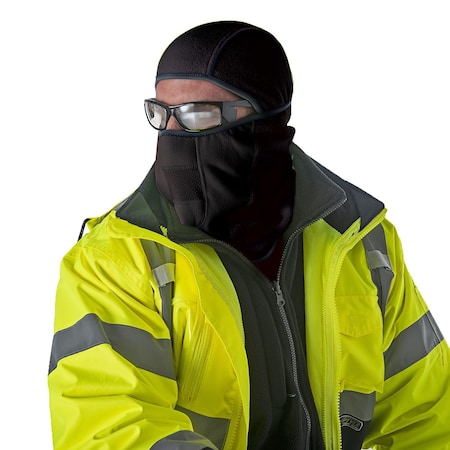 Stretch Polar Fleece, Face/Neck Cover, Blk MPN:HL150B
