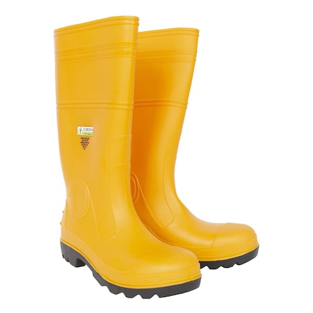 Boots, Black PVC, Steel Toe, PR MPN:PB3306