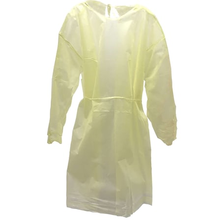 Isolation Gown, Polypropylene, PK50 MPN:PPGOWN100
