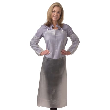Apron, 4 Mil Blue Vinyl MPN:RA04B48