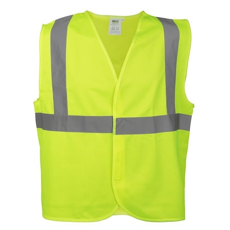 Safety Vest, Type R, Class 2, Lime Solid MPN:V2212XL