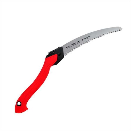 RazorTOOTH Folding Saw, Steel 10 in L Blade, Plastic Handle, 12 1/4 in Tool L MPN:RS16150B