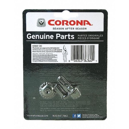 Pivot Bolt, Nut/Segment, BP6340, BP6360 MPN:6360-3C