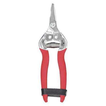 Snips, Short Curved Blade, Corrosion-Resistant Stainless Steel Unobtrusive Leather Grip MPN:AG 4920SS