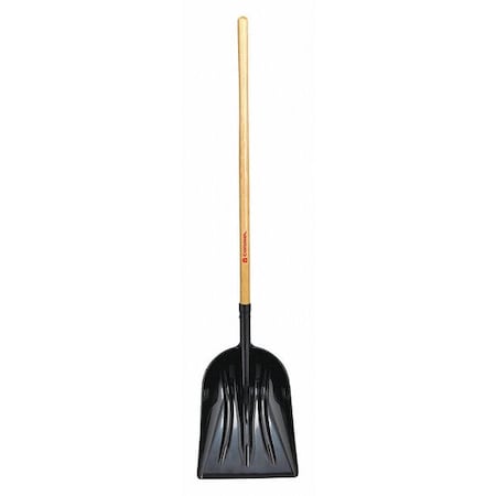 Scoop Shovel, #12 Blade, Poly Blade, 48 in L Wood Handle MPN:SS 42001