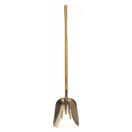 Scoop Shovel, 12 ga. Aluminum Blade, 48 in L Ash Wood Handle MPN:SS 68000