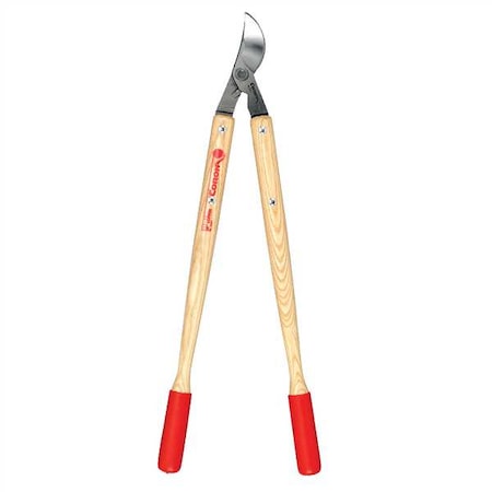 Lopper, Bypass Blade, 1-1/2 in Cut Cap, Forged Steel 3-1/2 in L Blade, Hardwood Handle, Rubber Grip MPN:WL 3351