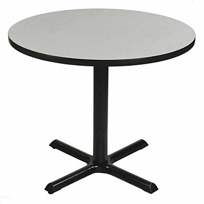 CafeandBreakroom Round Table 48 Gray G MPN:BXT48R-15
