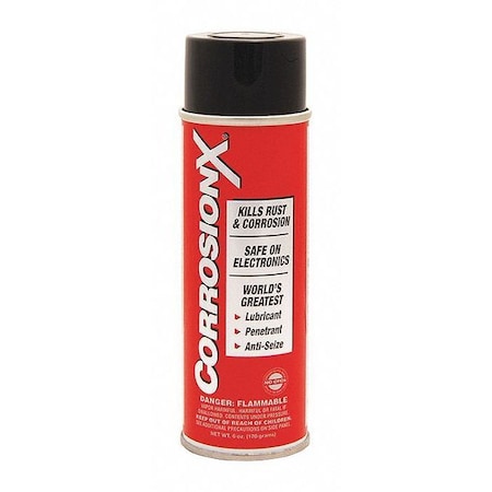 Corrosion Inhibitor, Wet Lubricant Film, 6 oz, Aerosol Can, 212 Degrees F Max Op Temp MPN:90101