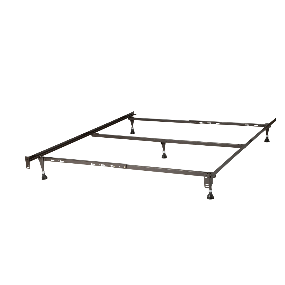 Corsicana Bed Frame, Twin/Full/Queen, 5 Leg, Black, Total Qty 1 MPN:BF450G-0550