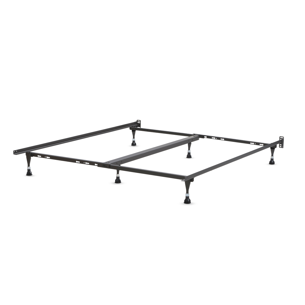 Corsicana Bed Frame, Queen/King/California King, 6 Leg, Black, Total Qty 1 MPN:BF456G-0560