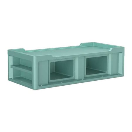 Institutional Bed, 86 in L, Aqua MPN:7802AQ