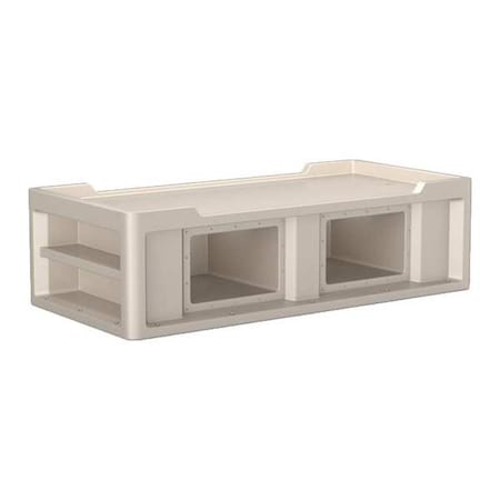 Institutional Bed, 86 in L, Stone Gray MPN:7802SG
