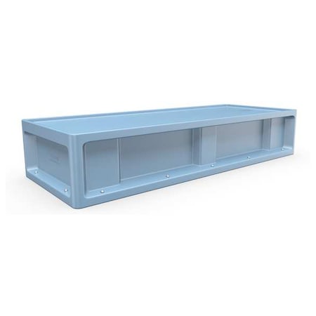 Institutional Bed, 79 in L, Blue Gray MPN:7500BG