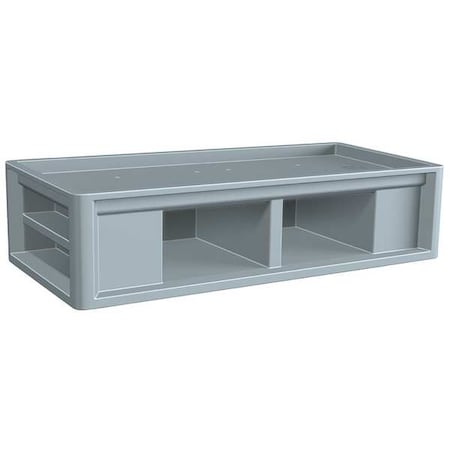 Institutional Bed, 81 in L, Blue Gray MPN:7601BG