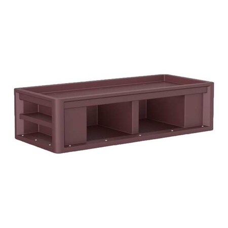 Institutional Bed, 81 in L, Burgundy MPN:7601BY