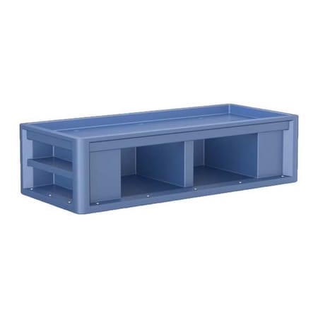 Institutional Bed, 81 in L, Midnight Blue MPN:7601MB