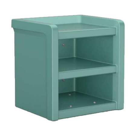 Nightstand, 21.5 in H, Aqua MPN:7602AQ