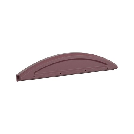 Bunk Safety Rail, 61 1/2 in W, Burgundy MPN:7702BY