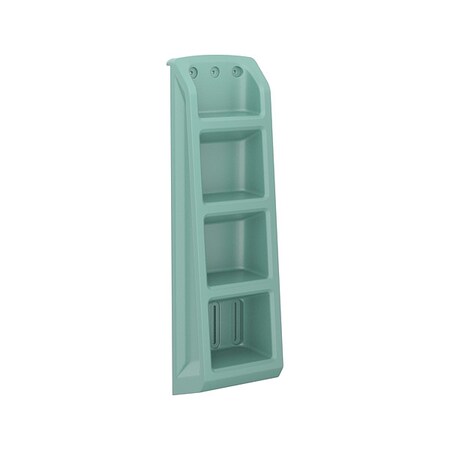 Ladder for Wall Bunk, 15 1/2 in W, Aqua MPN:7704AQ