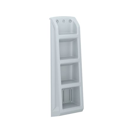 Ladder for Wall Bunk, 15 1/2 in W, Gray MPN:7704GY