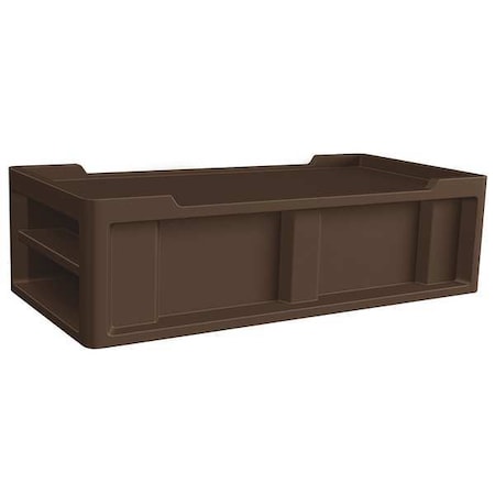 Endurance Bed, 85inLx41inWx24inH, PE, Brown MPN:7801BN