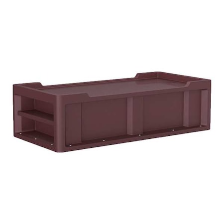 Institutional Bed, 86 in L, Burgundy MPN:7801BY