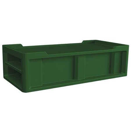 Endurance Bed, 85inLx41inWx24inH, PE, Green MPN:7801GN