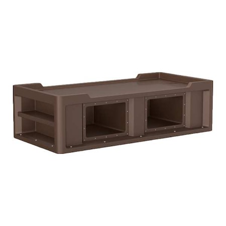 Institutional Bed, 86 in L, Brown MPN:7802BN