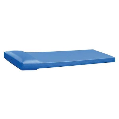 Mattress, 75inL x 25inW x 4-1/2inH, Blue MPN:C452575P