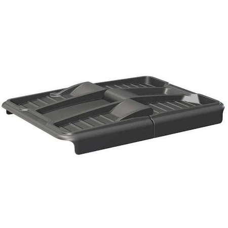 Cube Truck Lid, Black, 53 in. L, Hinged MPN:CC116L