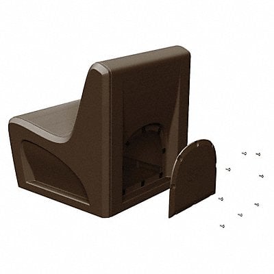 Sabre Chair with Access Door Brown MPN:96484BRS