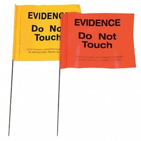 Evidence Flags, Yellow, PK100 MPN:35031