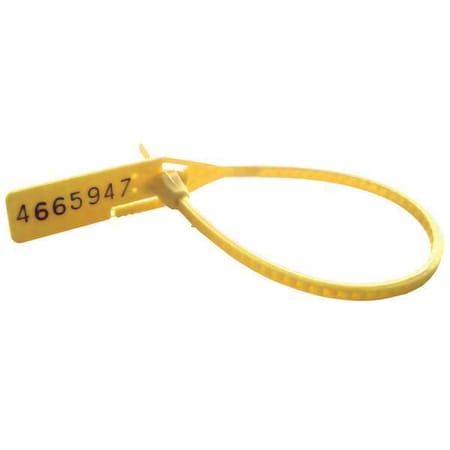 Cinch-up Locking Seal, Yellow, PK100 MPN:PCPTS867
