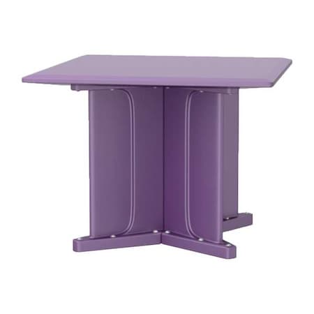 Square Table, 42 in W, 42 in L, 29 in H, Polyethylene Top, Indigo MPN:66750IG