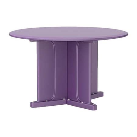 Circle Table, 48 in W, 48 in L, 29 in H, Polyethylene Top, Indigo MPN:66751IG