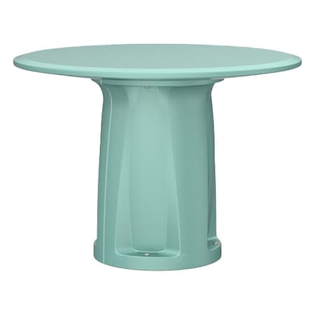 Circle Table, Polyethylene Top, Aqua MPN:668AQ
