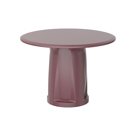 Circle Table, Polyethylene Top, Burgundy MPN:668BY