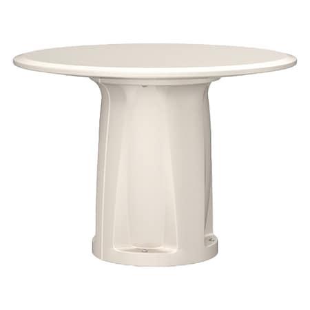 Circle Table, Polyethylene Top, Stone Gray MPN:668SG