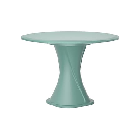 Circle Table, Polyethylene Top, Aqua MPN:670AQ