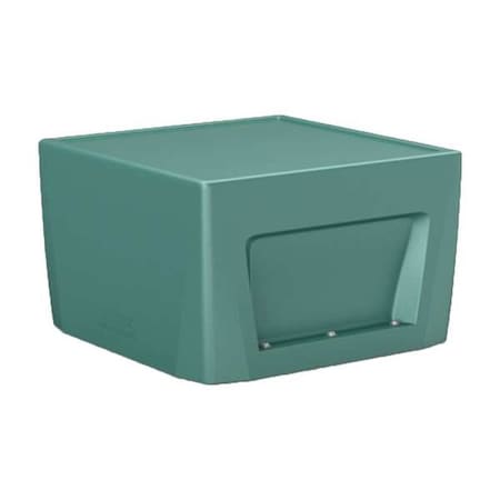 Rectangle End Table, 24 in W, 24 in L, 15 in H, Polyethylene, Aqua MPN:126484AQS