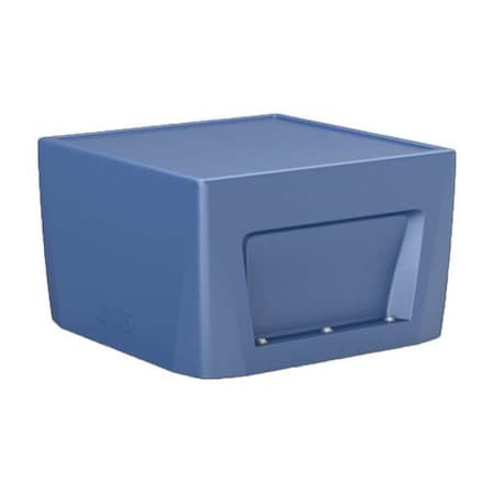 Rectangle End Table, 24 in W, 24 in L, 15 in H, Polyethylene, Midnight Blue MPN:126484MBS
