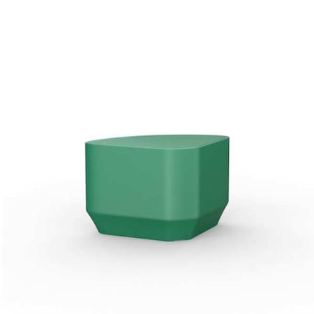 Rectangle End Table, 27 in W, 19 in L, 16 1/2 in H, Polyethylene, Green MPN:484GN