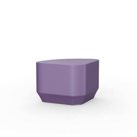Rectangle End Table, 27 in W, 19 in L, 16 1/2 in H, Polyethylene, Indigo MPN:484IG