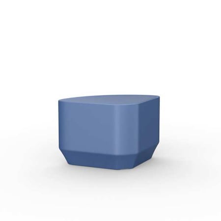 Rectangle End Table, 27 in W, 19 in L, 16 1/2 in H, Polyethylene, Midnight Blue MPN:484MB