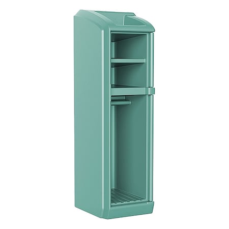 Locker, 26 in W, 26 in D, 78 1/2 in H, Aqua MPN:7200AQ