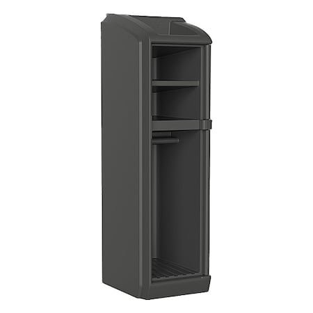 Locker, 26 in W, 26 in D, 78 1/2 in H, Black MPN:7200BK