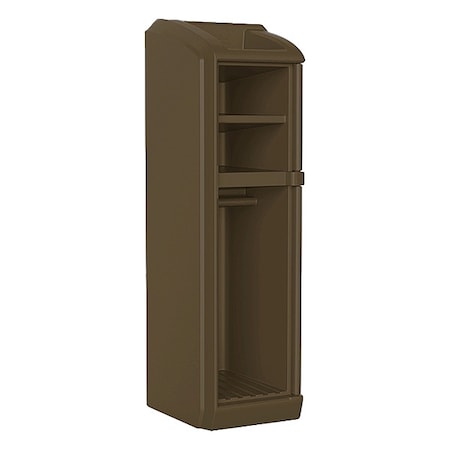 Locker, 26 in W, 26 in D, 78 1/2 in H, Brown MPN:7200BN