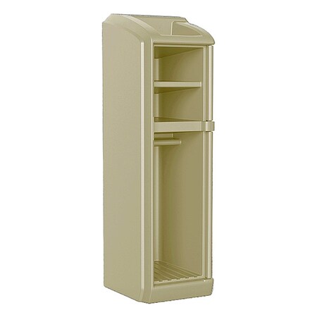 Locker, 26 in W, 26 in D, 78 1/2 in H, Stone Gray MPN:7200SG